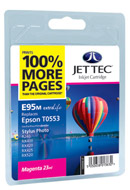 Jettec Magenta Compatible Cartruidge for Epson Stylus Photo RX400 � RX420 � RX425 � RX520 � R240