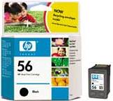 No 56 Black Ink Cartridge C6656 hp56