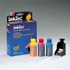 Matching Inktec refill kit for the C8766wn & C9363wn - No 343 / 344 - 95 / 97 Colour Cartridges