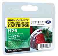 HP 51626A - No26 - Jettec Recycled Black Cartridge