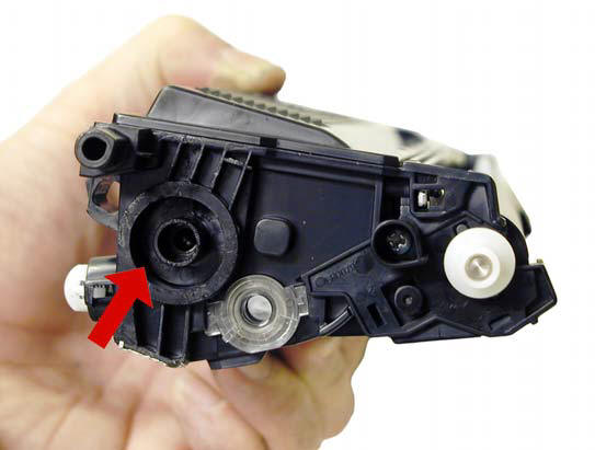 Brother HL4040 refill plug removal