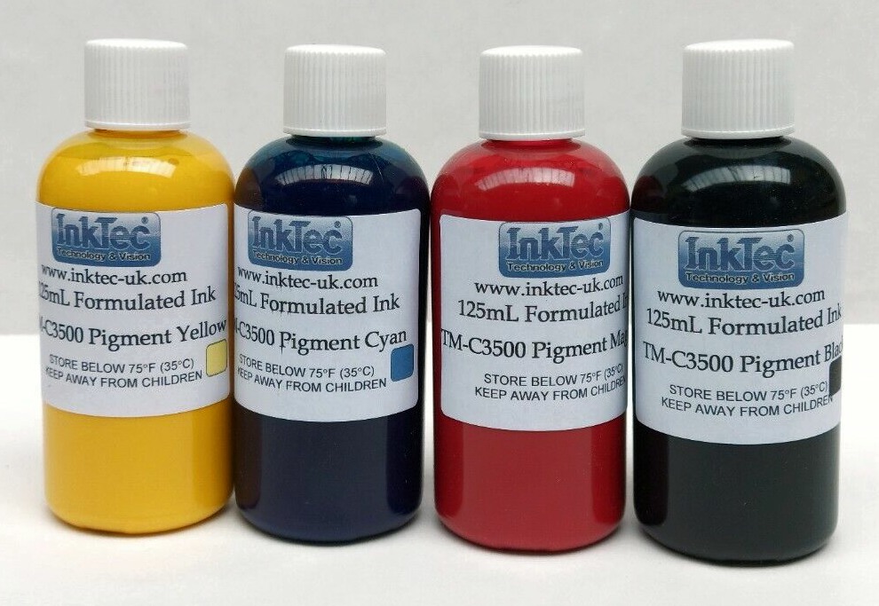 125mL Bottles of ink for Epson TM-C3500 - TM-C3510 - TM-C3520