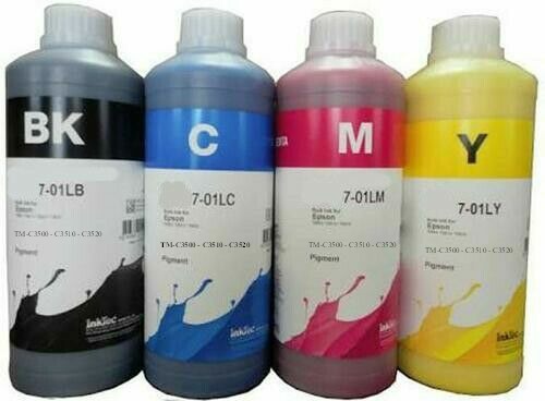 1L Bottles of ink for Epson TM-C3500 - TM-C3510 - TM-C3520