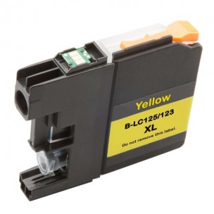 LC123 - LC125 Yellow High Yield compatible Ink cartridge